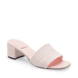 Givenchy 4G Block Heel Slide Sandals in Tender Pink EU 40 / US 10 MSRP $775 NEW